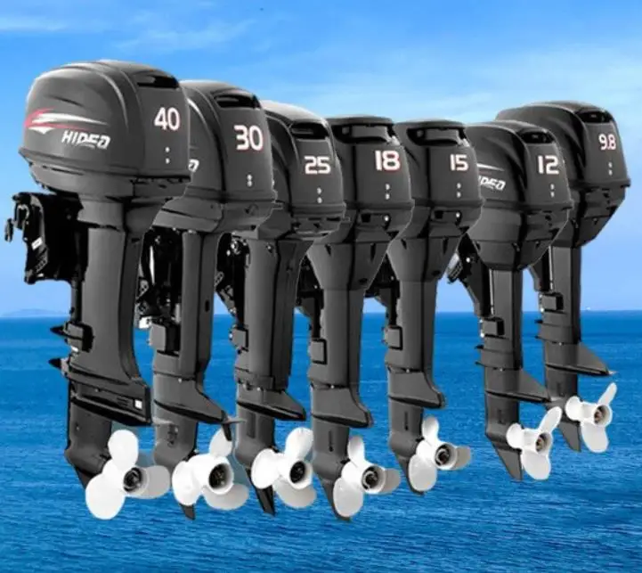 China Original Hidea 20HP 2 Stroke Outboard Motor & Outboard Engine & Boat Engine Rear Control Long shaft