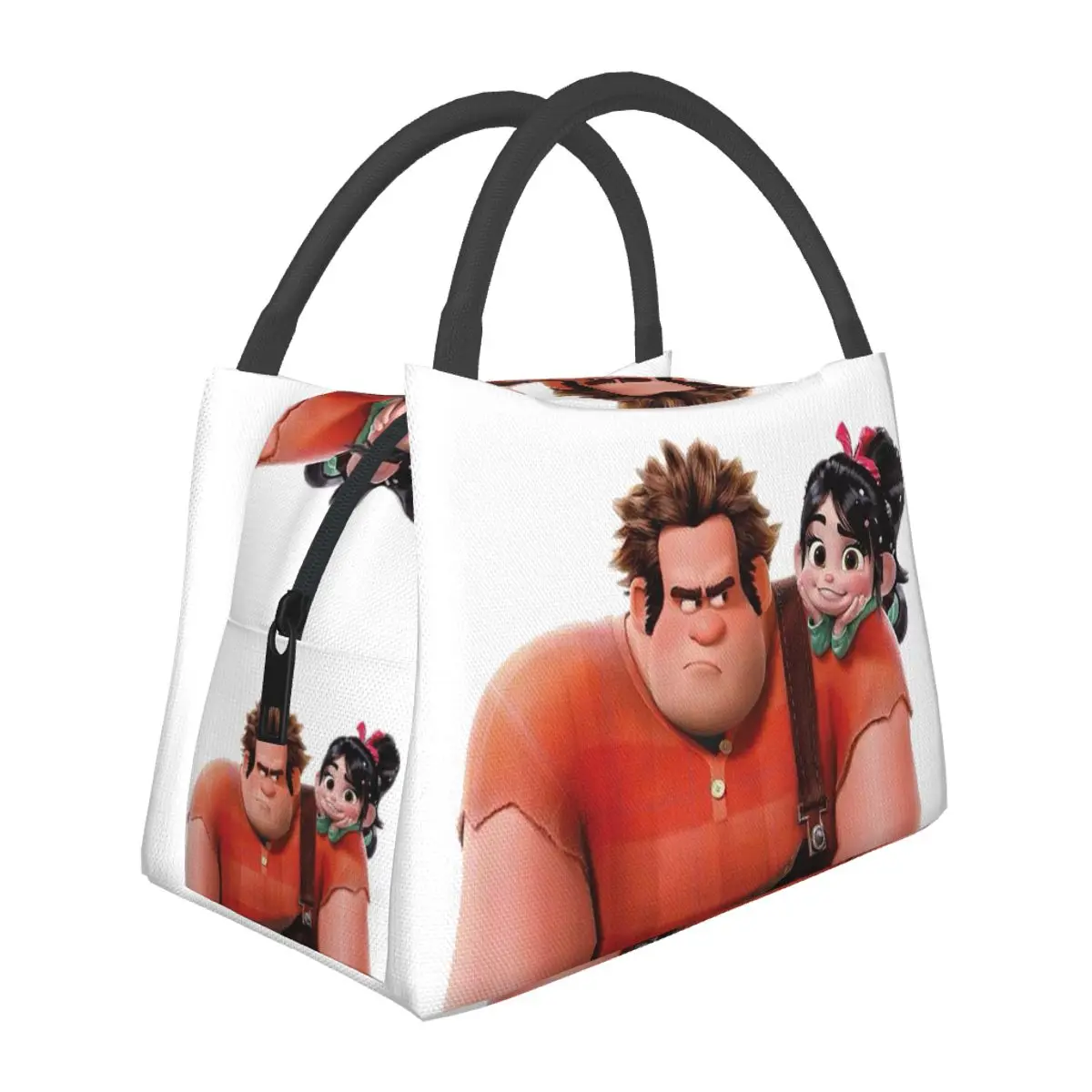 

Сумки для обеда Wreck-It Ralph, изолированная коробка для бенто, портативная сумка для обеда, сумки для пикника, термосумка-холодильник для женщин и девочек, путешествия