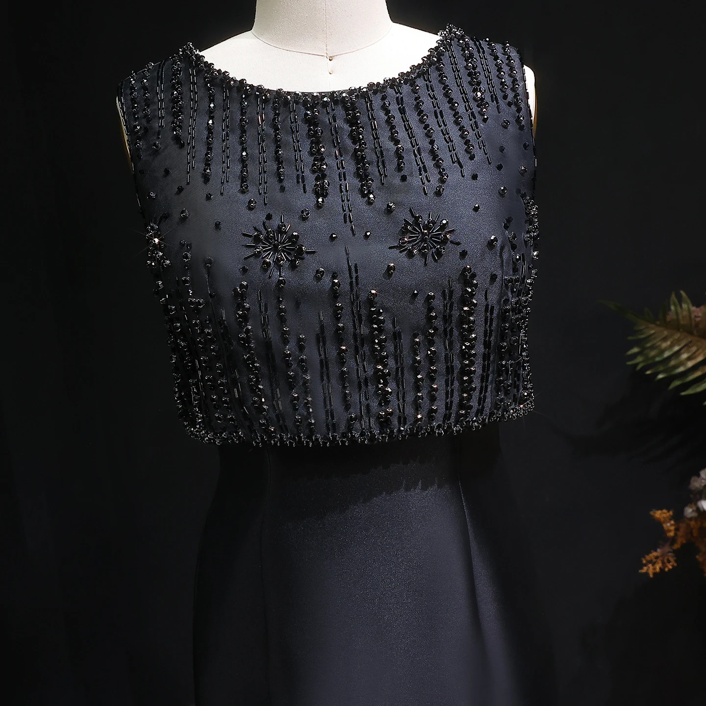 Sharon Said lujo diamantes de imitación Dubai plata gris Midi vestido de noche Formal para mujeres árabes fiesta de boda SS277 personalizado