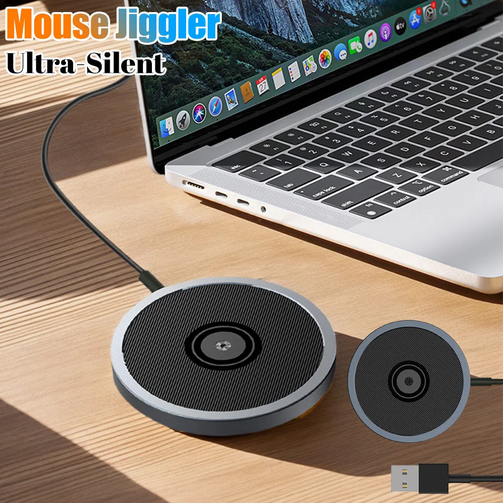 Undetectable Mouse Jiggler Simulate Mouse Mover Wired Wireless Mouse Wiggler for Laptop Computer Awakening for Keeps PC Active
