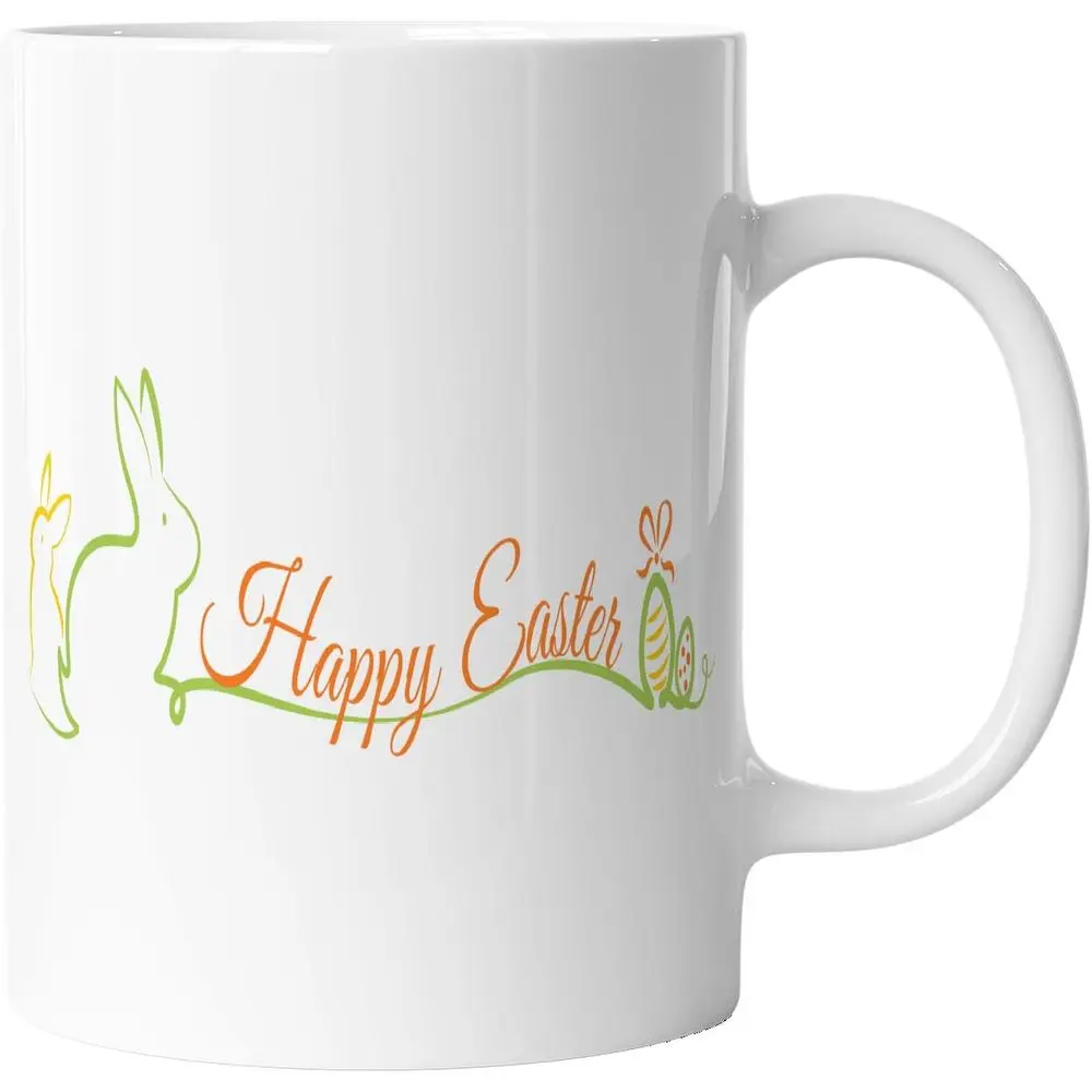 

Easter Celebration Mug Ceic 11 oz, Set o 12, Bunny Egg Script