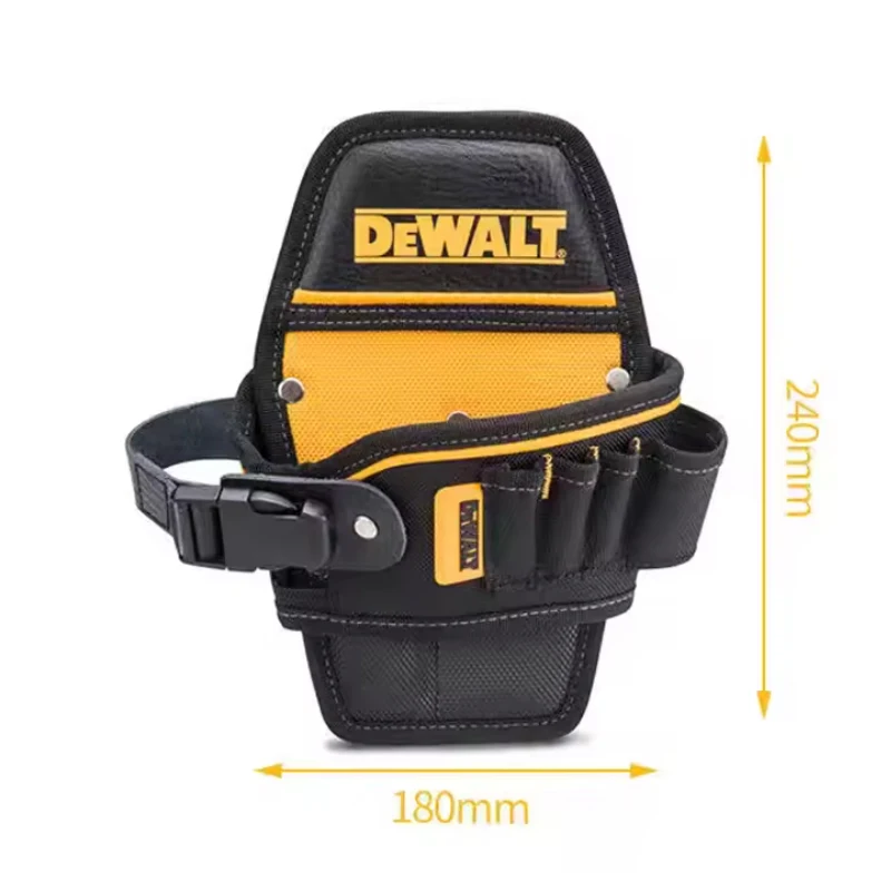 DEWALT DWST83486-1 Compact Drill Pouch 6 Pockets Tool Bag Electric Drill Storage Parts Wear Resistance Comfortable Waist Bag