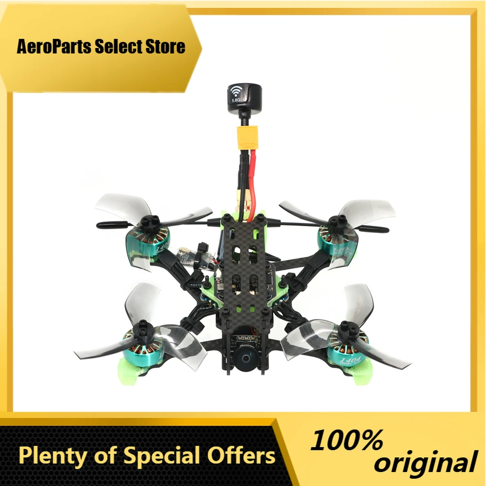 Комплект гоночного дрона AeroPartsAngel25 2.5 дюйма для фристайла, BNF / PNP, с полетным контроллером F411, радиоуправляемый FPV RC мультироторный дрон