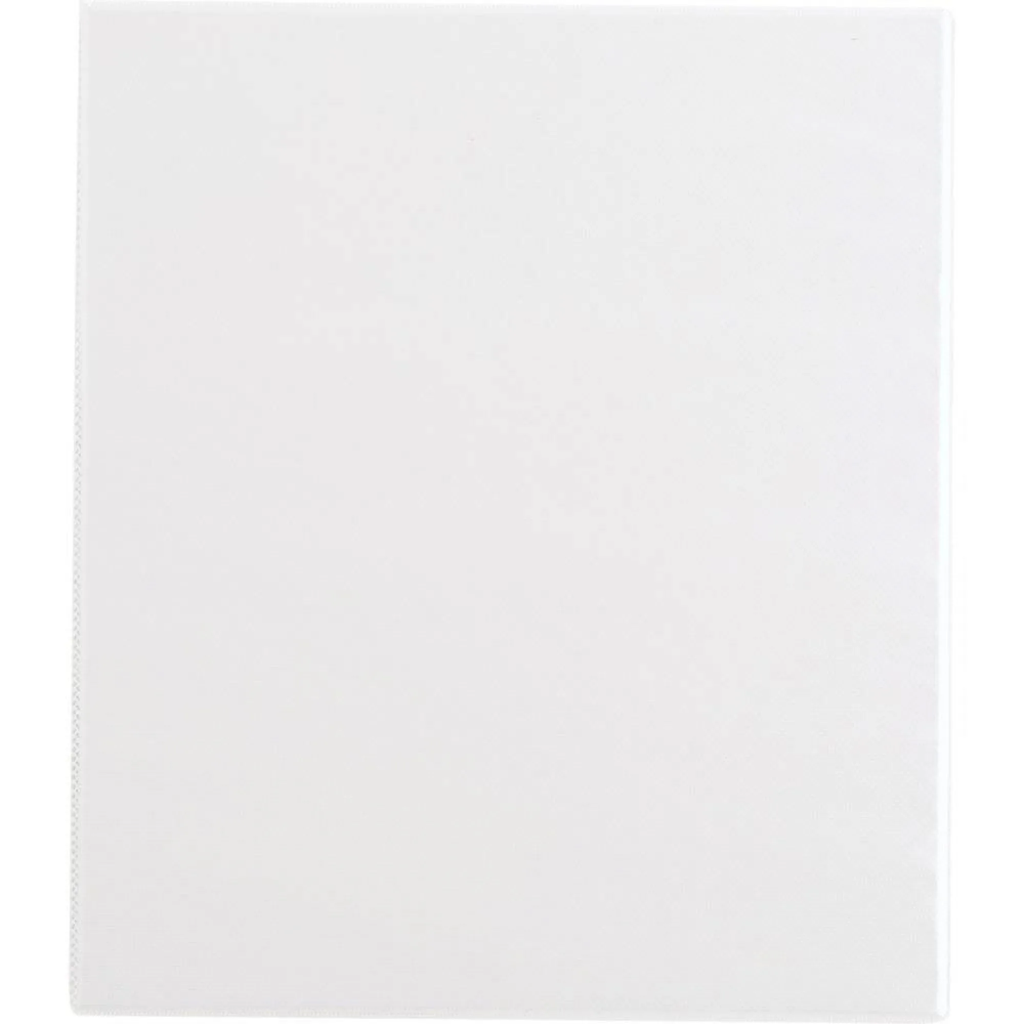 Half Inch White Clear View Ring Binder With Hard Cover, 4 Pockets, 120 Sheet Capacity For School Office