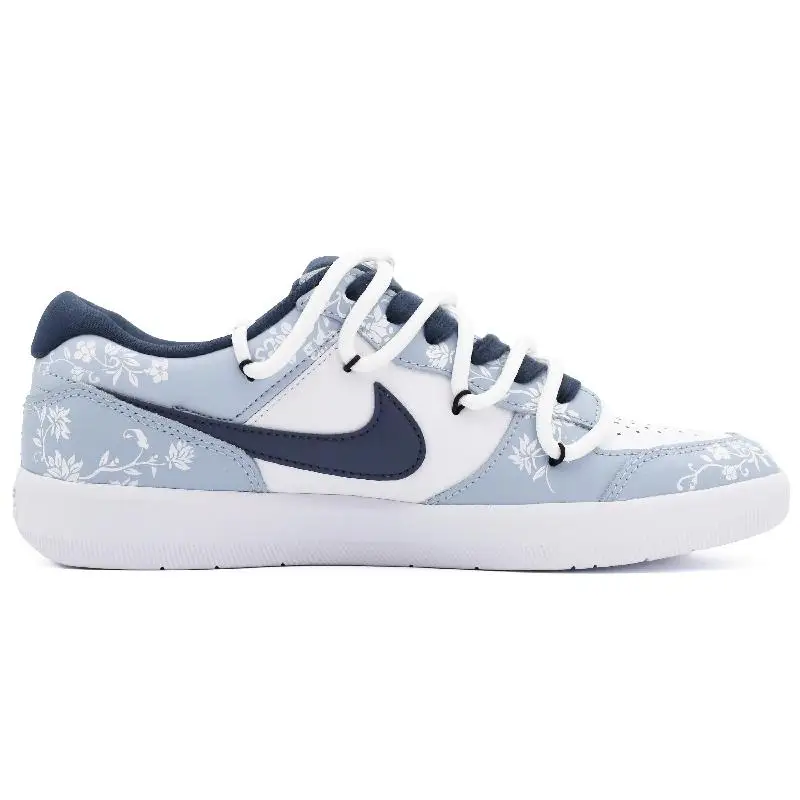 【Customize】Nike SB Force 58 Skateboarding Shoes Unisex Low-top Blue/White/Black Sneakers shoes HJ3489-141