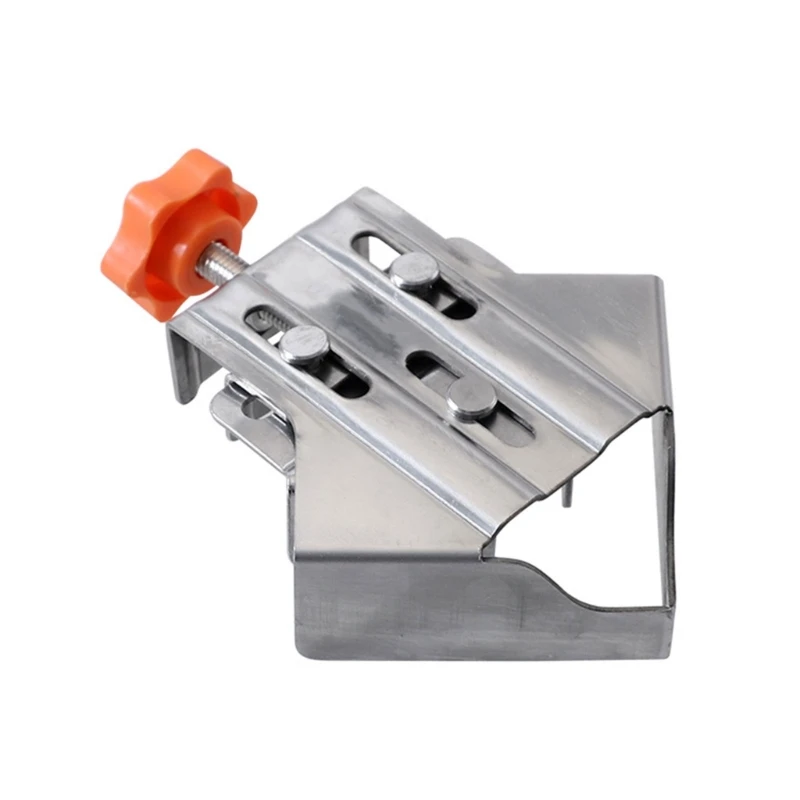 Heavy Duty 90° Clamp Stainless Steel Corner Clamp 2 Type for Accurate Woodworking Strong Grip Effortless Operation