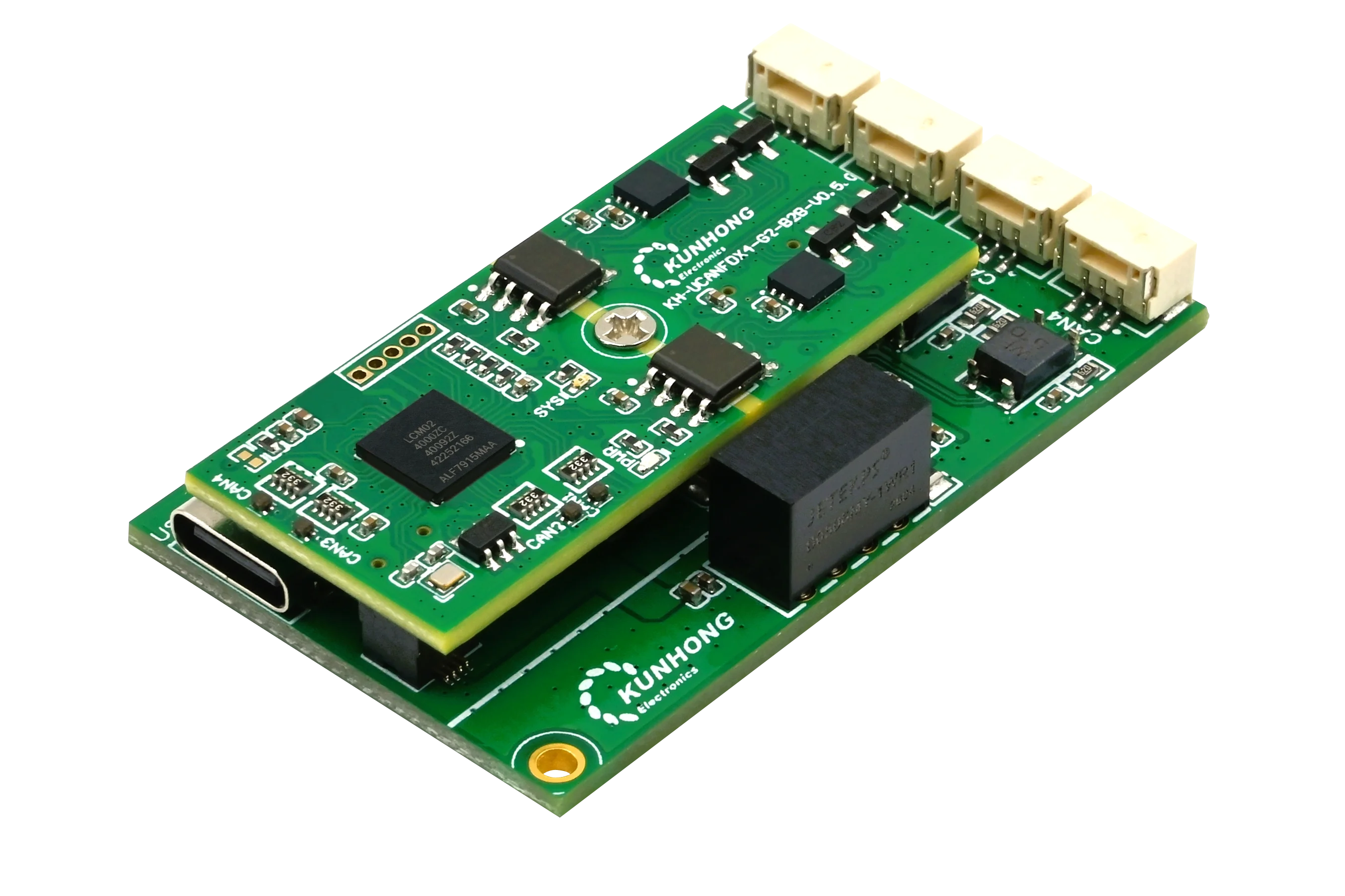 KH-UCANFD-X4-G2-B2B-EVB Only the Bottom Board