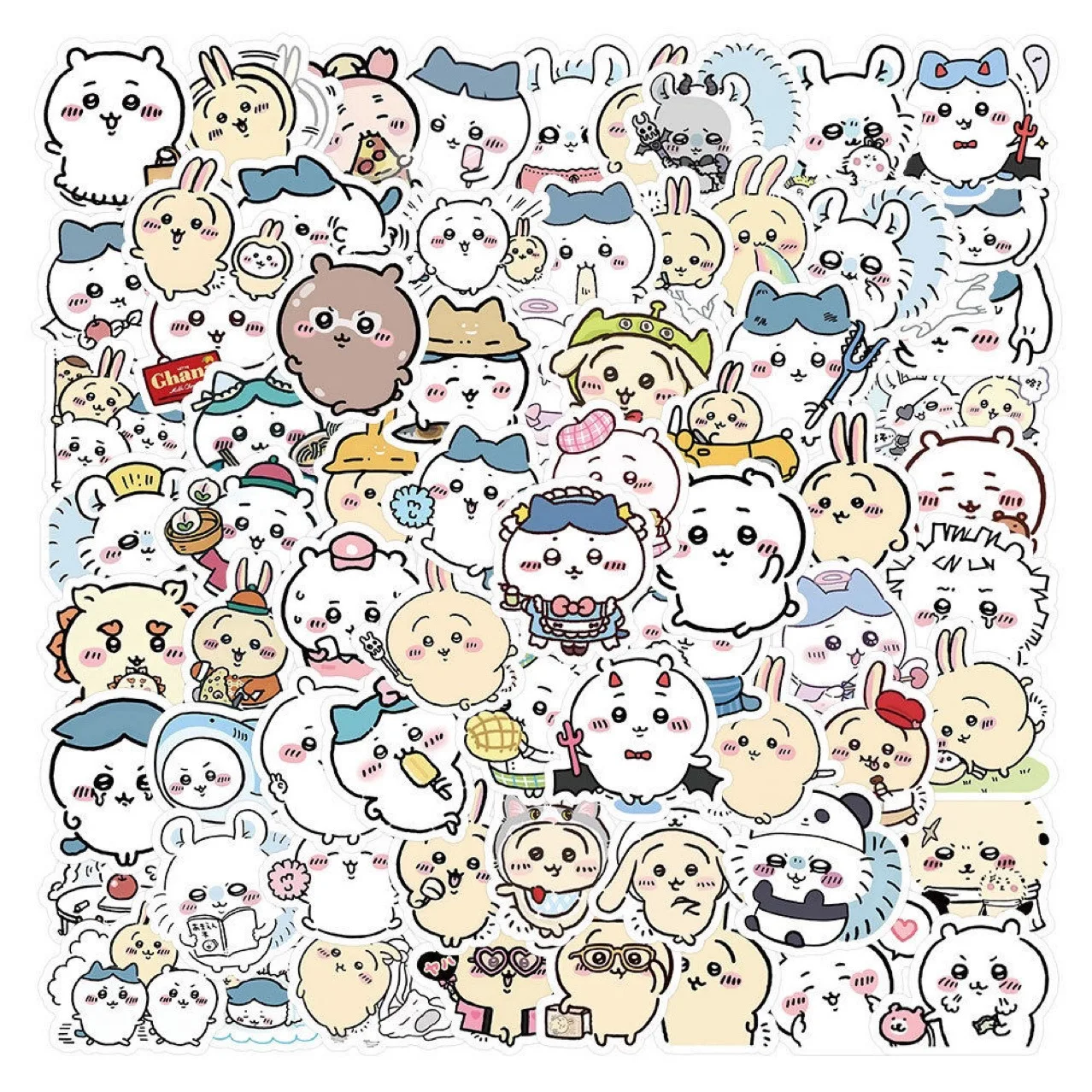 Laptop Accessories Kids - 100pcs Jiikawa Cartoon Stickers Decorative Desk