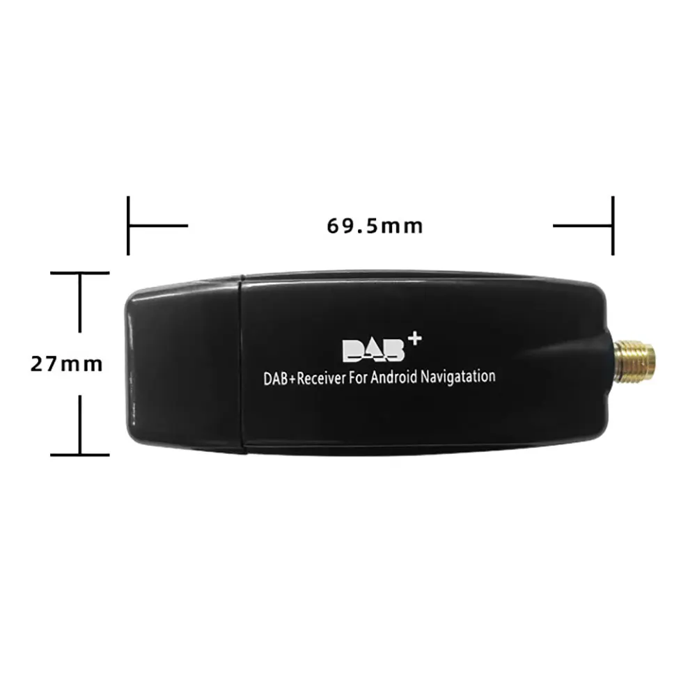 DAB+ USB Android Car Radio Plus Antenna Amplifier Receiver Auto Tuner Box Adapter Signal Booster Dongle Module for Stereo