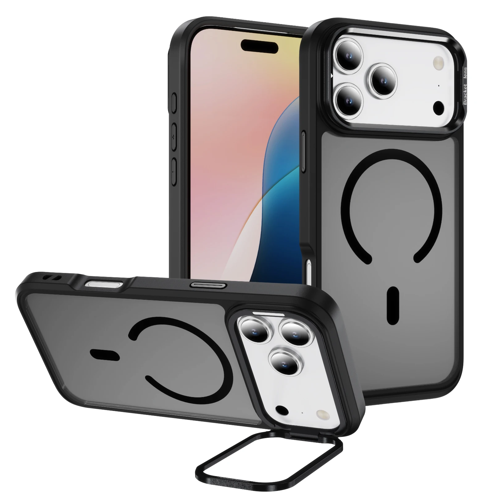 

Ультратонкий матовый магнитный чехол AG для Magsafe для iphone 17 17pro 17 pro max противоударный чехол