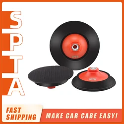 SPTA-Laranja Backing Placa Backer Pad, Gancho e Loop, Buffer Pad Profissional para Dual Action Car Polisher, 5 