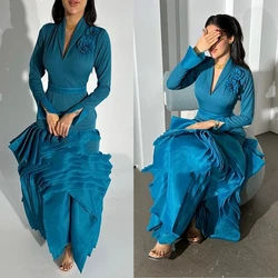 Customized Jiayigong Sparkle Exquisite  Fashion High Quality V-neck A-line  es Layered Contoured S Custom