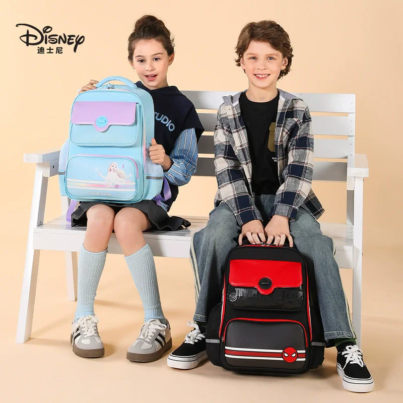 

Disney Marvel School Bag For Boy Girl Grade Grade 1-5 Primary Student Shoulder Orthopedic Backpack Large Capacity Gifts Mochilas