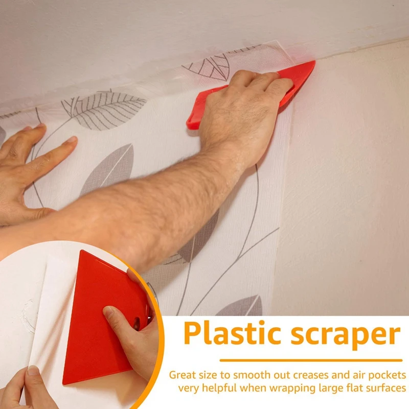 Wallpaper Smoothing Brush Squeegee Smoother Tool For Wallpaper Hanging, Contact Paper,Wallpaper Paste
