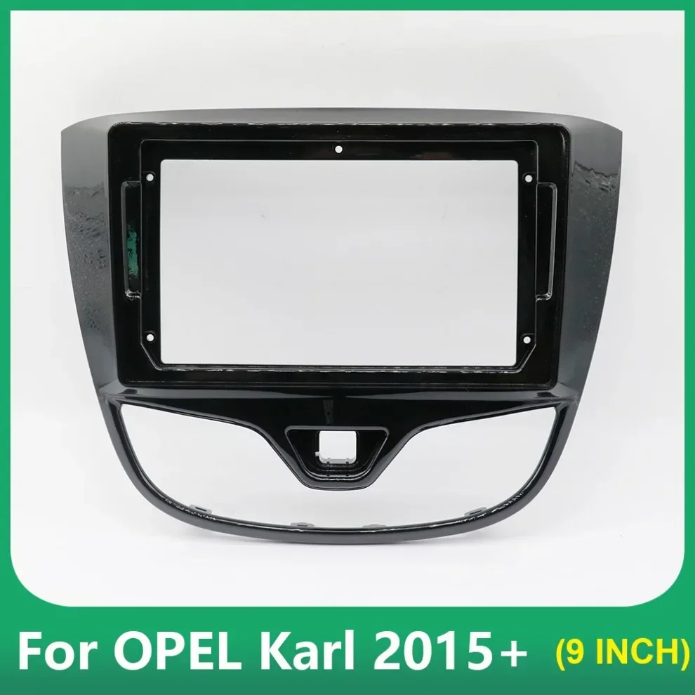 

Рамка автомобильного радио 9-дюймовая панель лицевой панели для OPEL Karl 2015+ Facia GPS Комплект приборной панели Установка консоли 9-дюймовая пластина-адаптер Безель Накладка