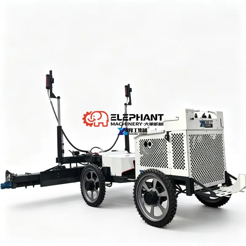 Concrete Laser Floor Leveling Machine for Logistics Warehouse Storage Areas Large Area Concrete Floor Construction Finishing