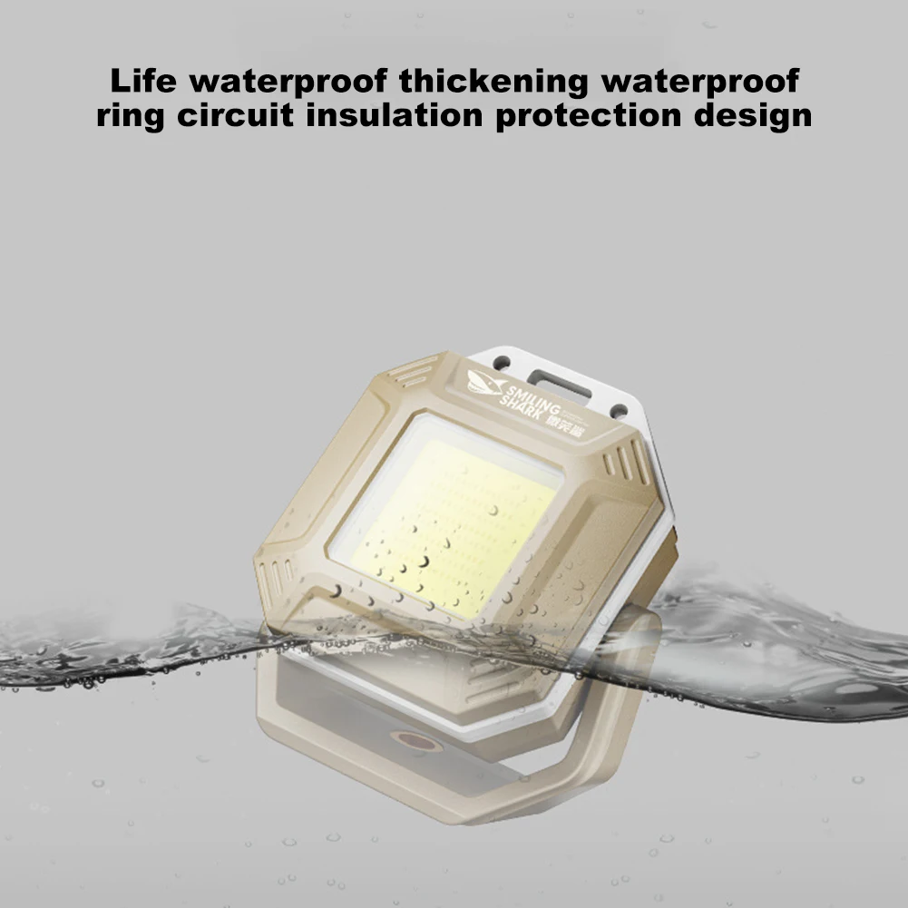 COB LED ضوء العمل مصباح فحص مقاوم للماء مع قاعدة مغناطيسية ضوء فحص قابلة للشحن لورشة عمل إصلاح السيارات في حالات الطوارئ