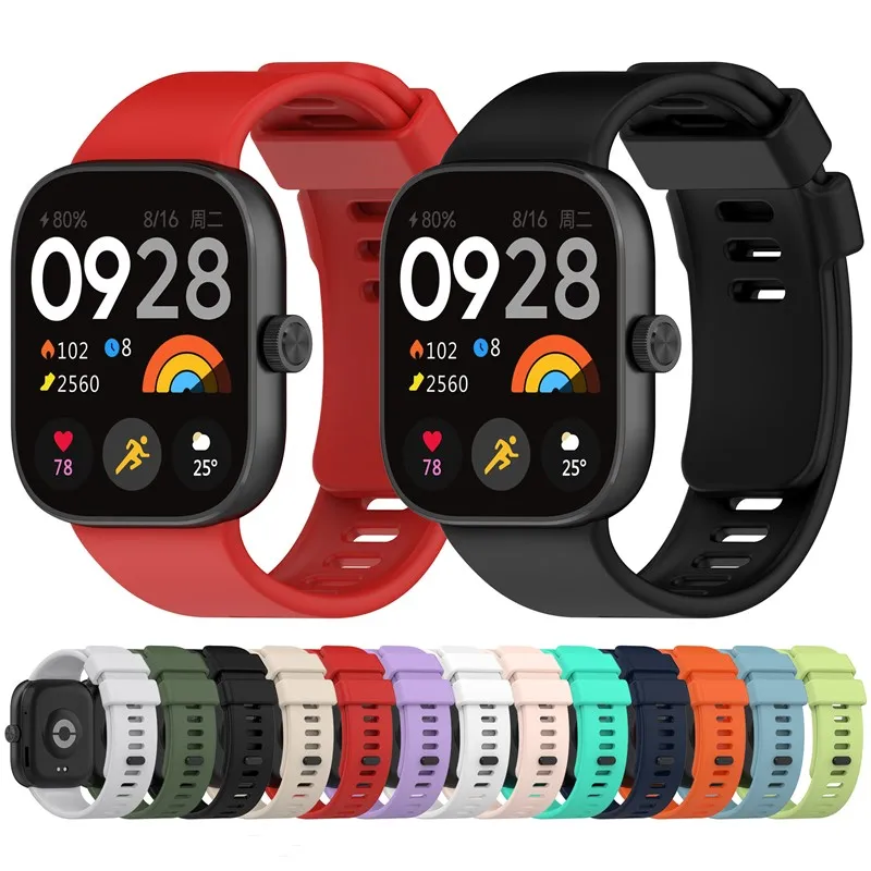 

Quick Release Sport Soft Breathable Silicone Adjustable Replacement Wristband For Redmi watch 4