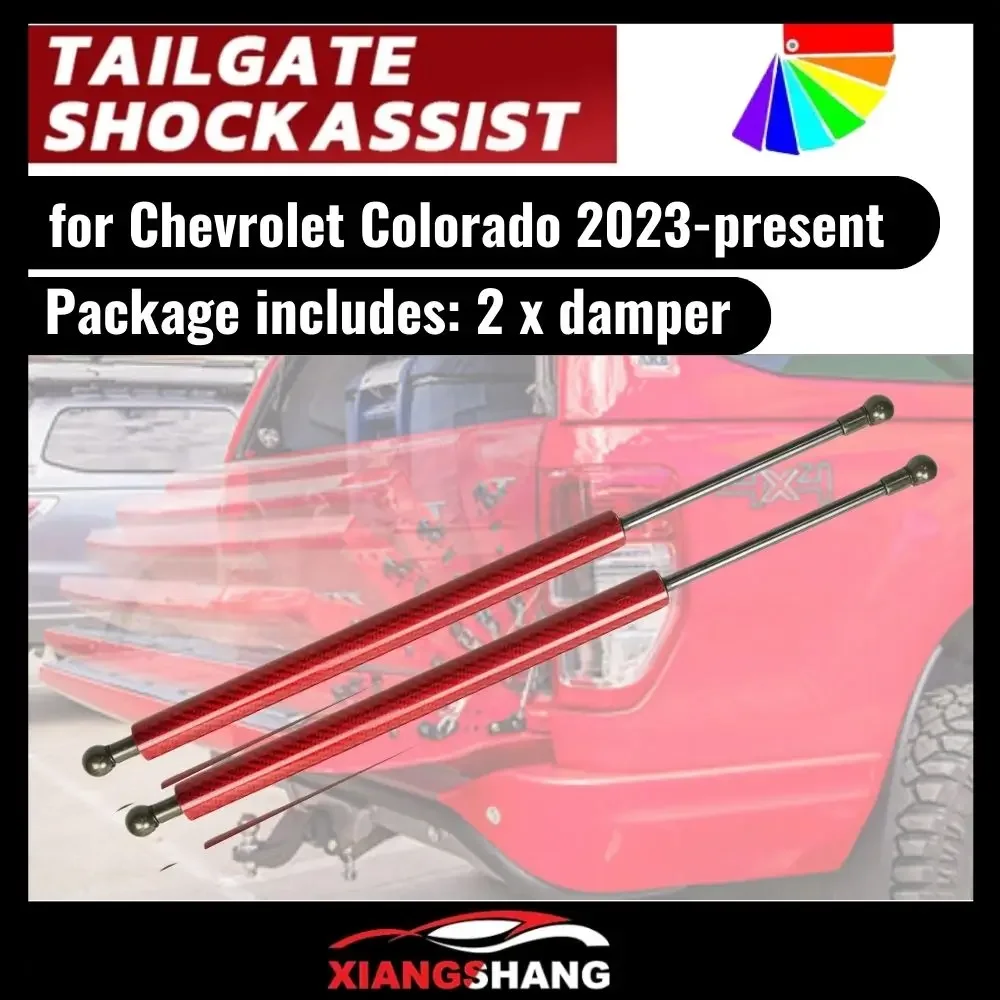 

2PC Shock Assist for Chevrolet Colorado 2023-present Rear Tailgate Slow Down Gas Struts Damper