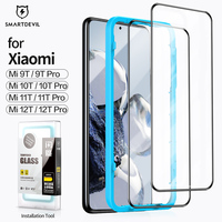 SmartDevil HD Full Cover Screen Protectors for Xiaomi Mi 14 13T 11T 12T Pro 10T Lite Tempered Glass  Anti-fingerprint Clear