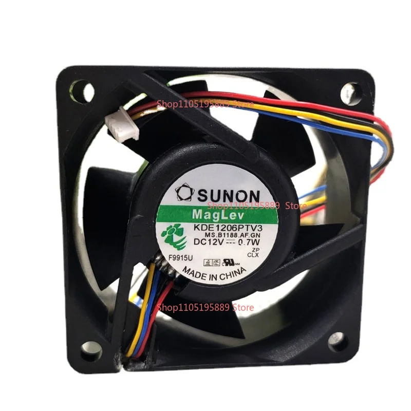 New CPU Cooling Fan For SUNON KDE1206PTV3 12V 0.7W  Mute Magnetic Suspension Computer Fan 6025 60*60*25MM