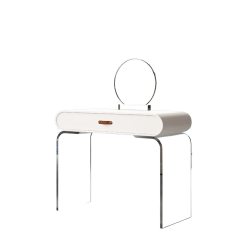 European Minimalist Vanity Table White Desk Cream Modern Mirror Dressing Table Service Beauty Desgin Vestidores Home Furniture