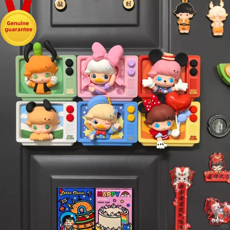 

New Genuine Dimoo World X Disney Series Fridge Magnet Blind Box Lovely Dimoo Disney Co-Branded Fridge Magnet Decor Mystery Gifts