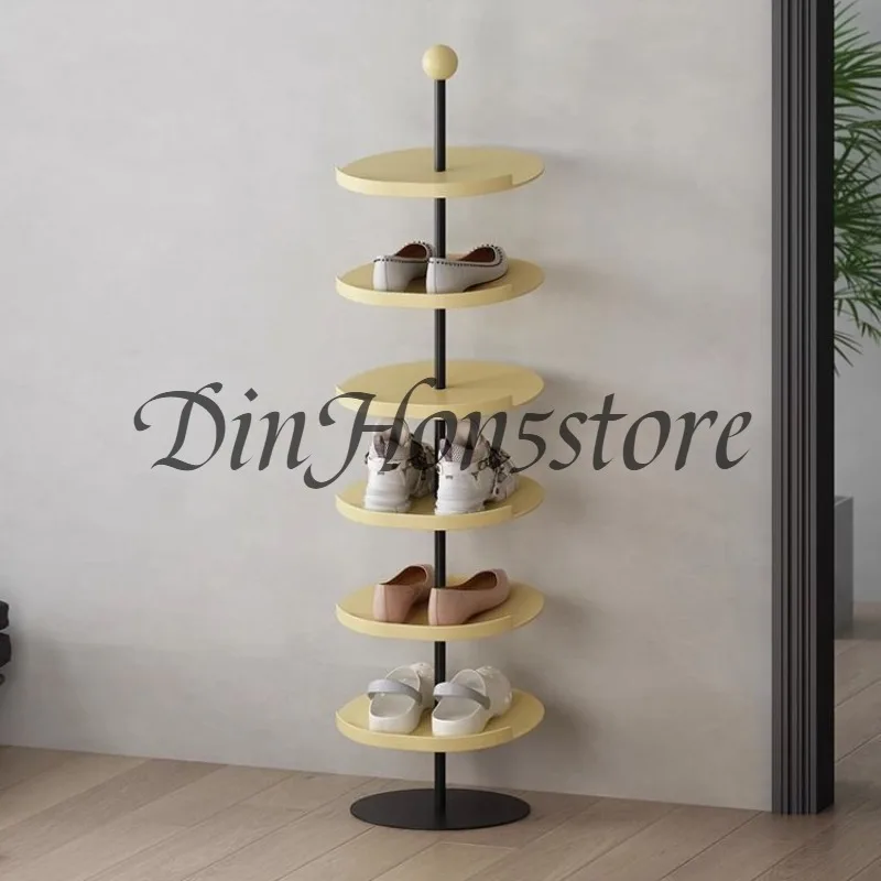 Multi-layer shoe storage at the of the home, simple shoe rack at the door
