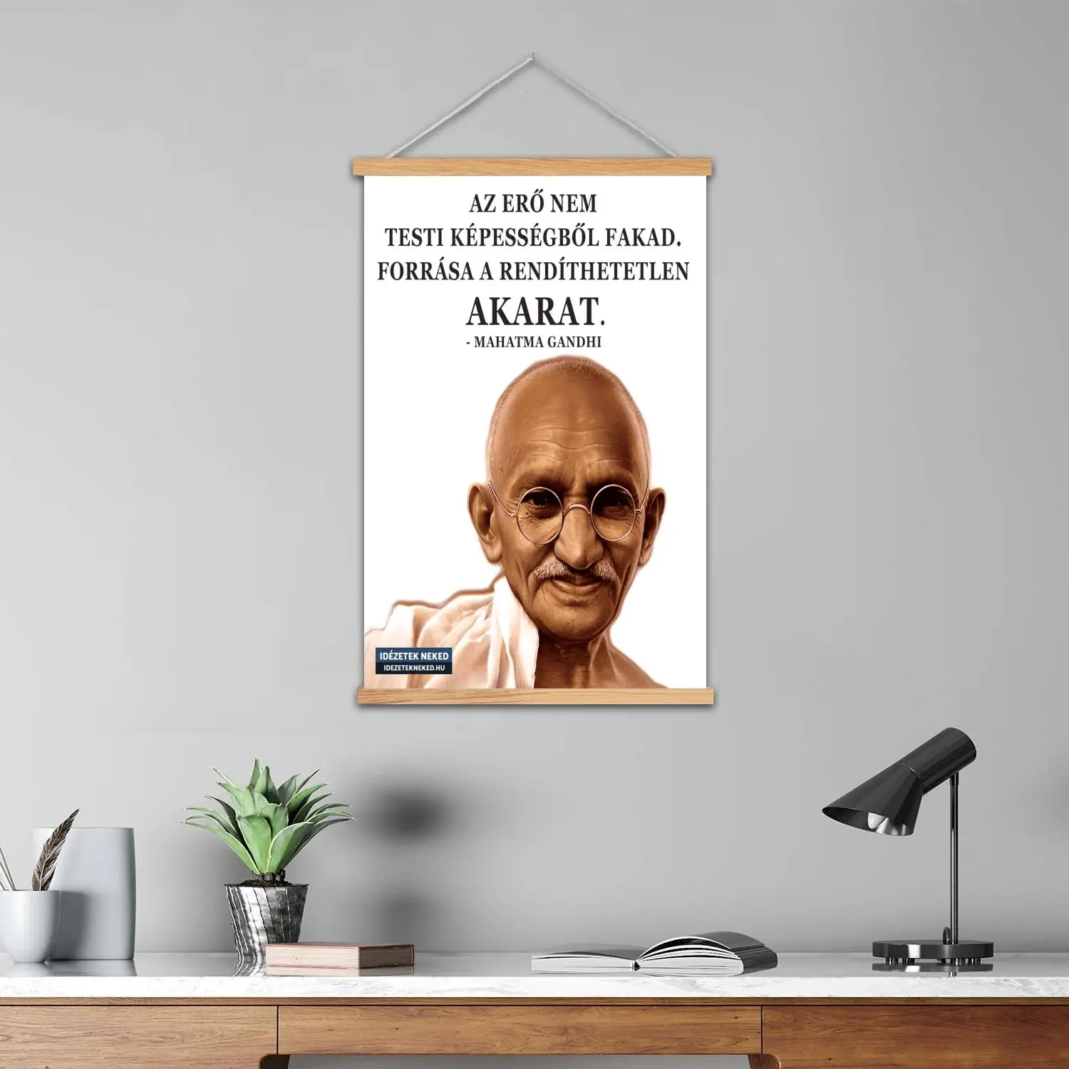 ghandi actor Framed Wall Painting Canvas Art Poster and Wall Art,  Modern Family Bedroom Decor, Posters,Decorative painting