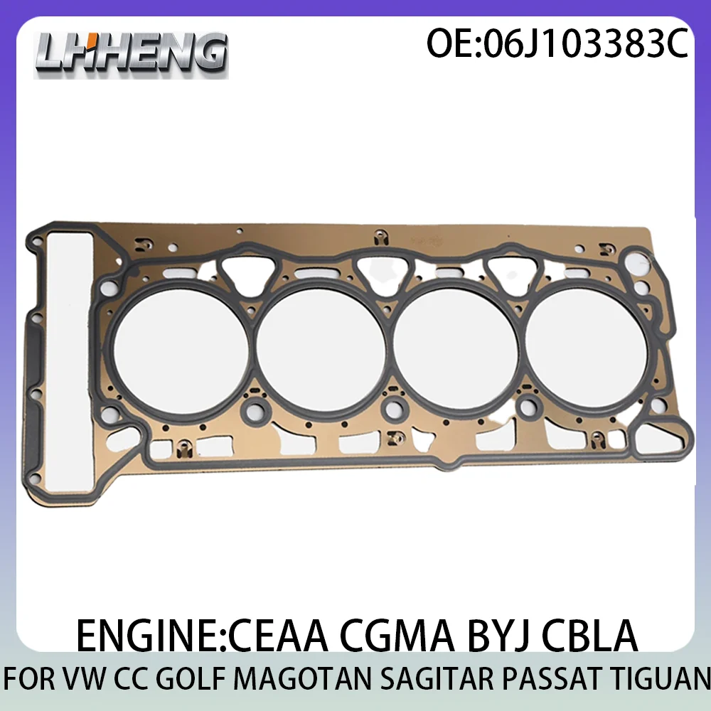 

Прокладка головки блока цилиндров для VW CC GOLF MAGOTAN SAGITAR PASSAT TIGUAN 1.8 L T 2.0 L T L4 GAS 06J103383C 2010-2019 1.8L 2.0L CEAA