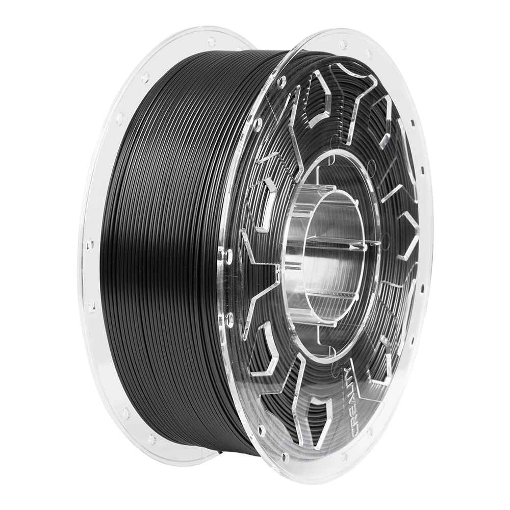 Creality HP ASA 3D-Drucker-Filament, 1,75 mm Durchmesser, 1 kg/Rolle, 3D-Druck-Verbrauchsmaterialien, extrem hohe UV-Beständigkeit, Schwarz