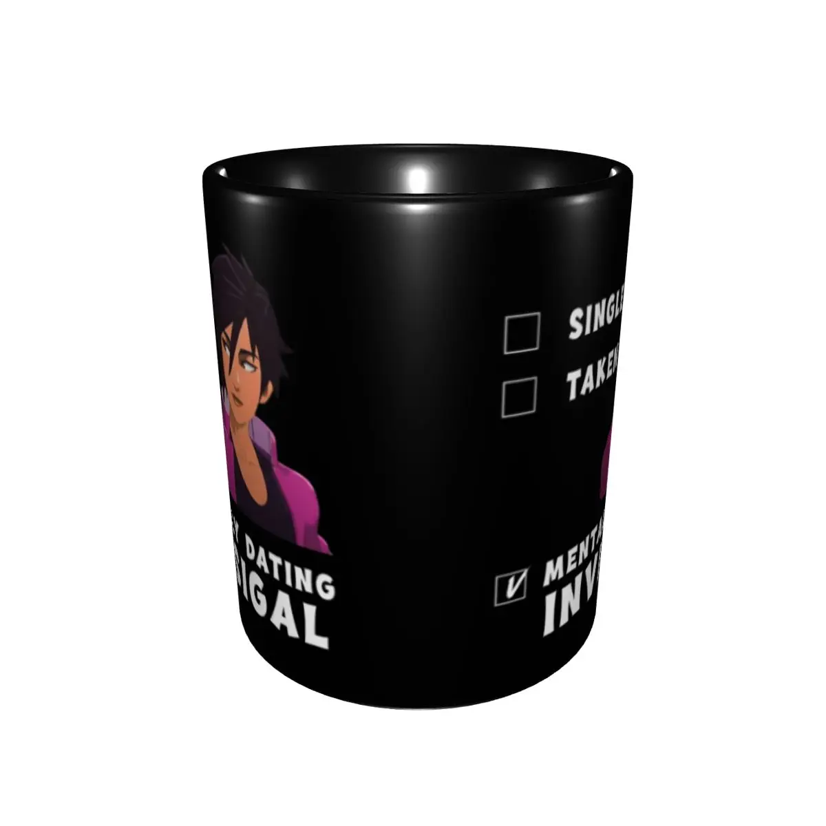 Funny Mentally Dating Invisigal Dispatch Game Mentally Dating Invisigal Dispatch Game Coffee Cup Merch Home Mug