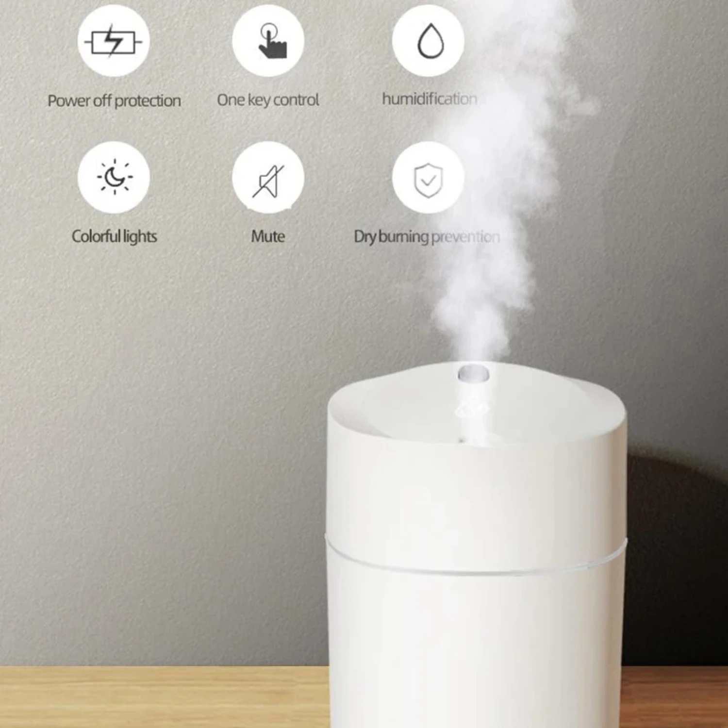 New well-being with this convenient and stylish humidifier that is guaranteed to improve your overall air quality. Don't miss ou