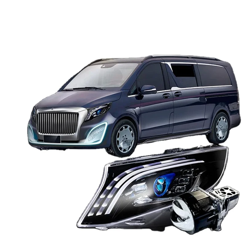 

Wholesale Custom Mercedes Front and Rear Headlight Assembly, V-level Led Daytime Running Light Tail Light Assembly