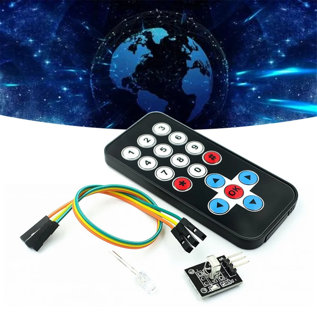 Afstandsbediening Module Hx1838 Infrarood Draadloze Afstandsbediening Set Afstandsbediening Robot Multifunctioneel