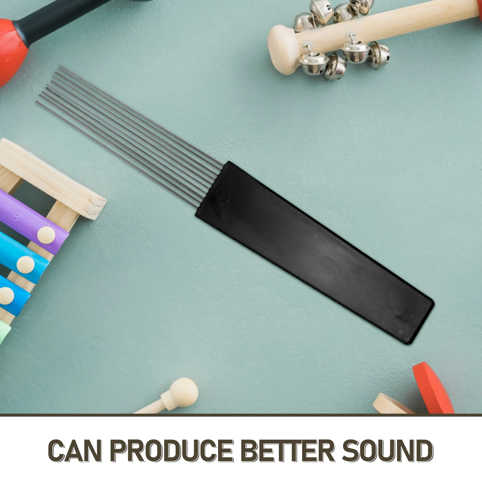 Guiro Metal Scraper Anti Slip Guiro Brush Latin Percussion Latin Percussion Supplies Parts Training Early Education Home Tools