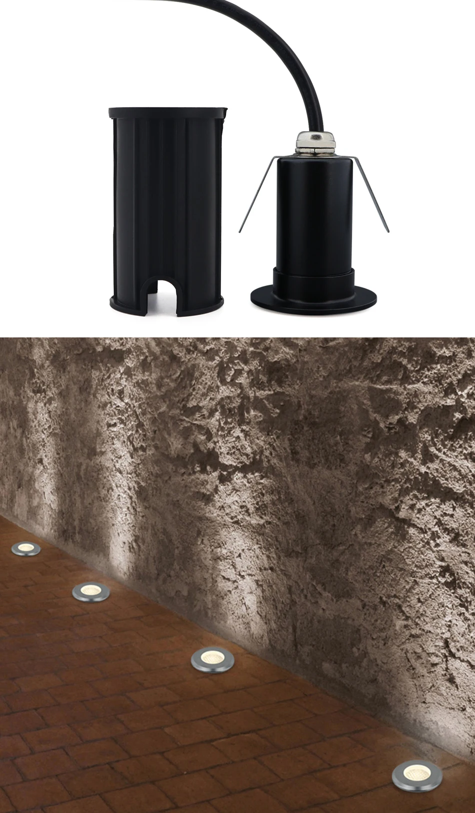 1W 3W 5W Waterproof IP67 LED Underground Light DC12V 24V Outdoor Ground Garden Path Floor Buried Yard Spot Landscape AC220V110V
