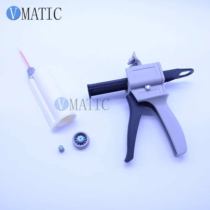 

Free Shipping 10:1 Dental Impression Mixing Dispenser Dispensing Caulking Gun 50ml/cc Glue Dispensing Gun