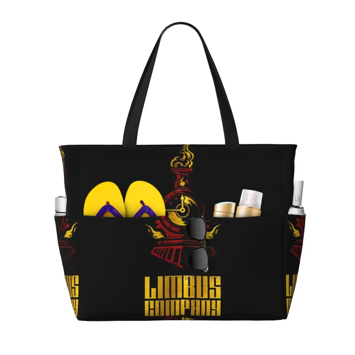 

Limbus Company Beach Tote Bag Sport Gym Yoga Duffle Large Tote Bag Women Travel Bag Fitness bag