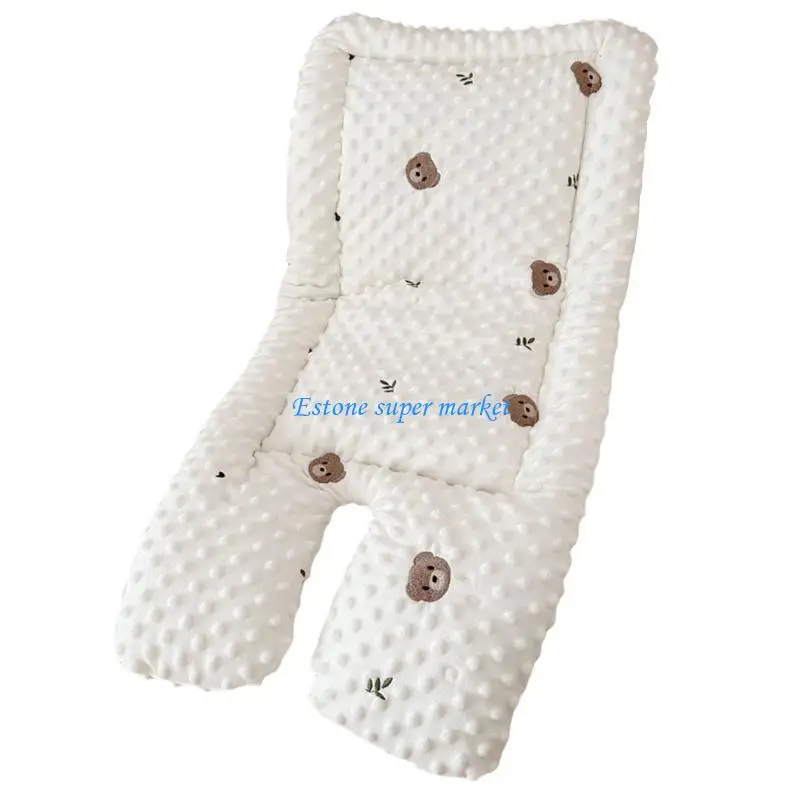 090B Breathable Infant Pram Cushion Insert Soft Cotton Baby Pram Mat Large Size