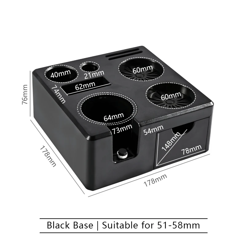 Koffie Sabotage Station Filterhouder 51mm 54mm 58mm Universele Voor Delonghi Breville Espresso Accessoires Barista Tool
