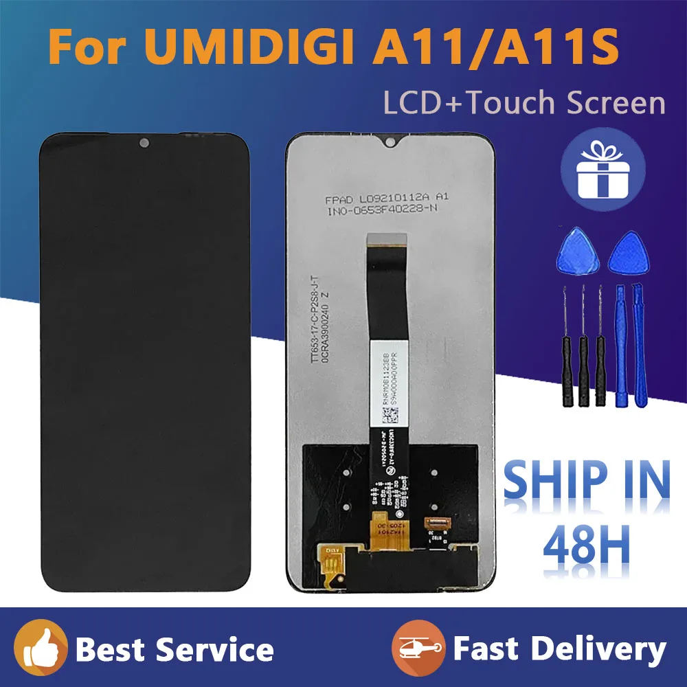 

6.53" 100% Tested For Umi UMIDIGI A11 A11S Smartphones Part LCD Display Touch Screen Glass Panel Digitizer Assembly