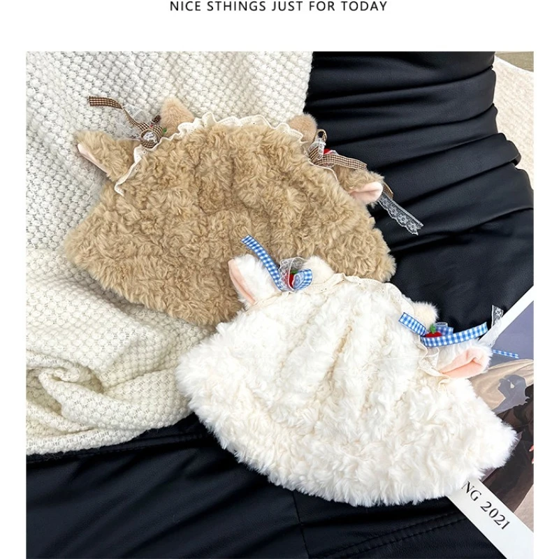 لطيف آذان الضأن أفخم صياد القبعات للنساء الخريف والشتاء الدافئة والباردة واقية الأذن حماية قبعة بحافة #6