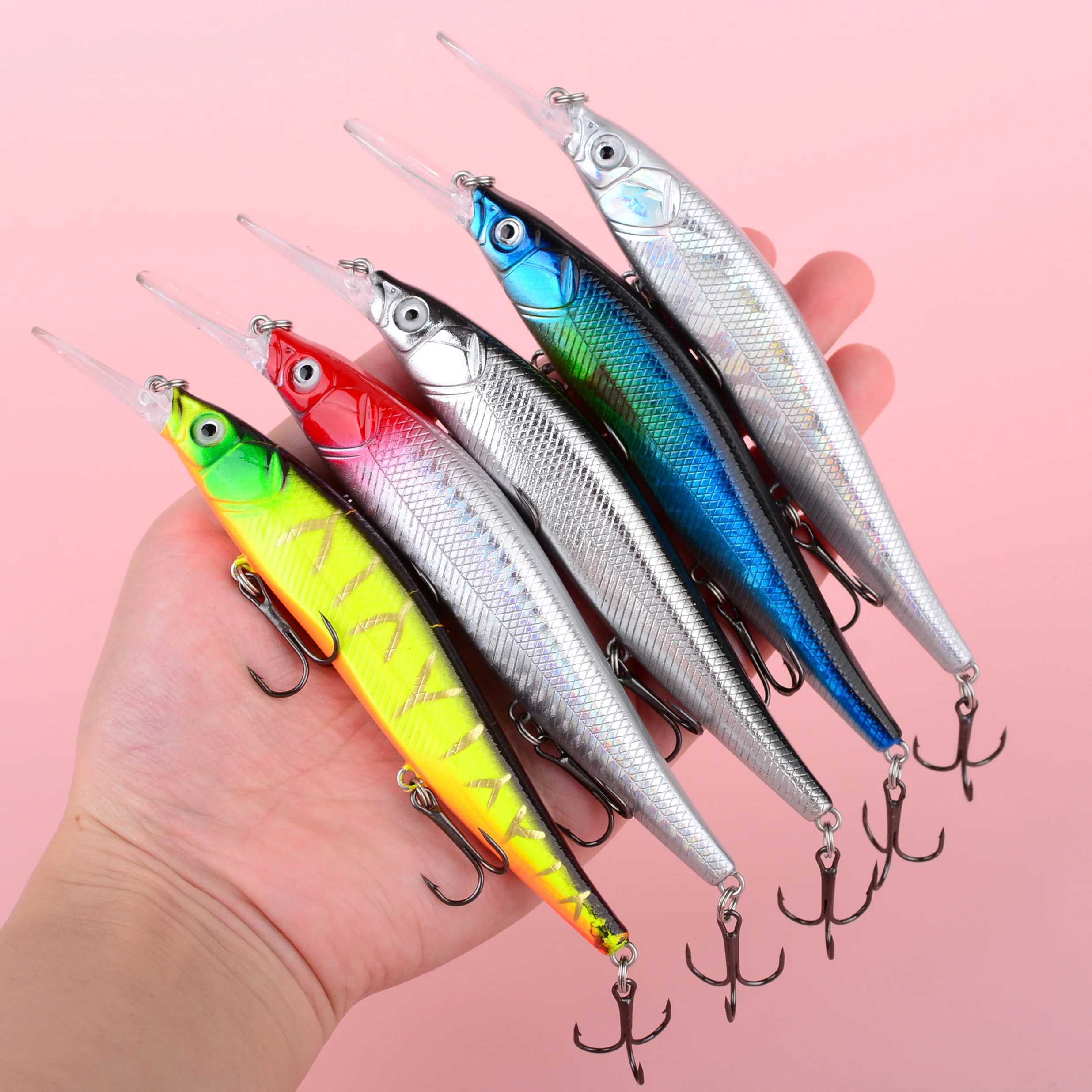 Jerkbait duro para lucio de arrastre – señuelo artificial firme - imagen 5