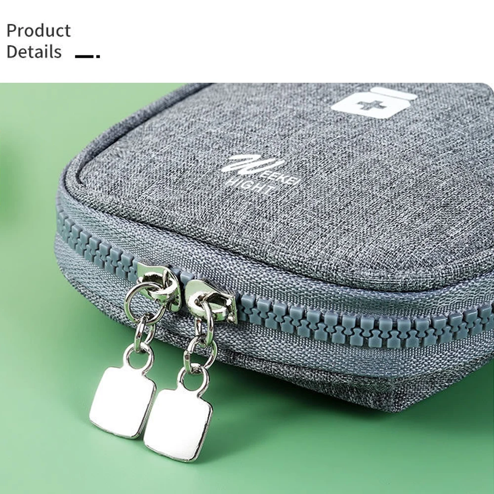 1 szt. Apteczka rodzinna, przenośna torba do przechowywania na podróże i do użytku na zewnątrz, duża pojemna warstwowa torba na leki do użytku domowego.