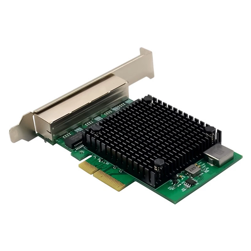 PCIE X4 2.5G Gigabit Network Card RTL8125B 4 Port Ethernet Network Card Desktop Server Network Card