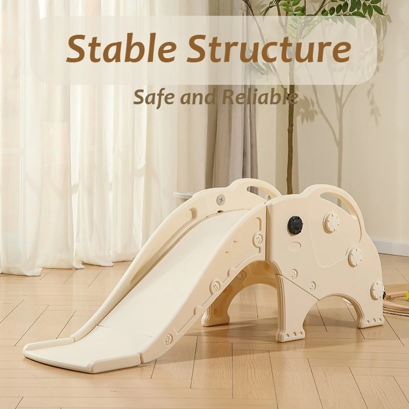 안전한 아기 미끄럼틀 실내 놀이터 어린이 미끄럼틀 장난감 곡선형 플라스틱 3세 어린이 미끄럼틀 안정적인 가정용 미끄럼 방지 계단 미끄럼틀