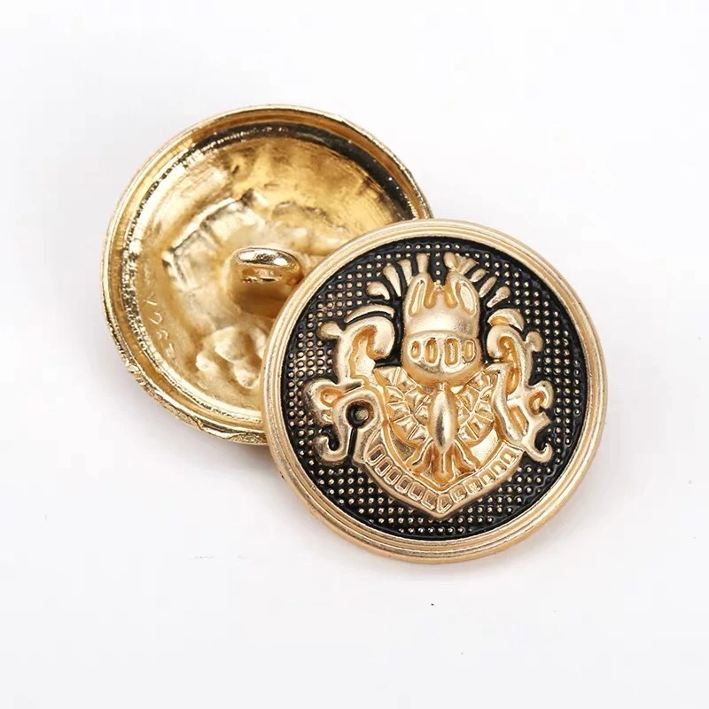 Metallic Gold Vintage Decorative Buttons for Clothing Sewing Supplies and Accessories Jacket Buttons Mens Button Up Shirt Coat