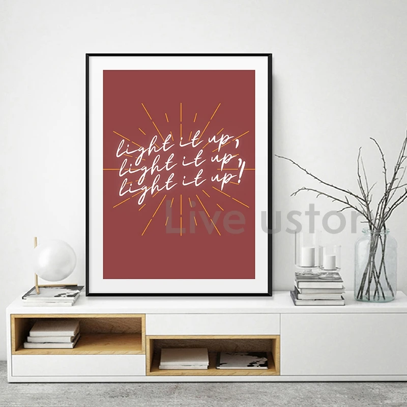 FireHeart Prints Sarah J Maas inspired Poster From Now Until the Darkness Claims Us Art Canvas Painting Bookish Quote Decor