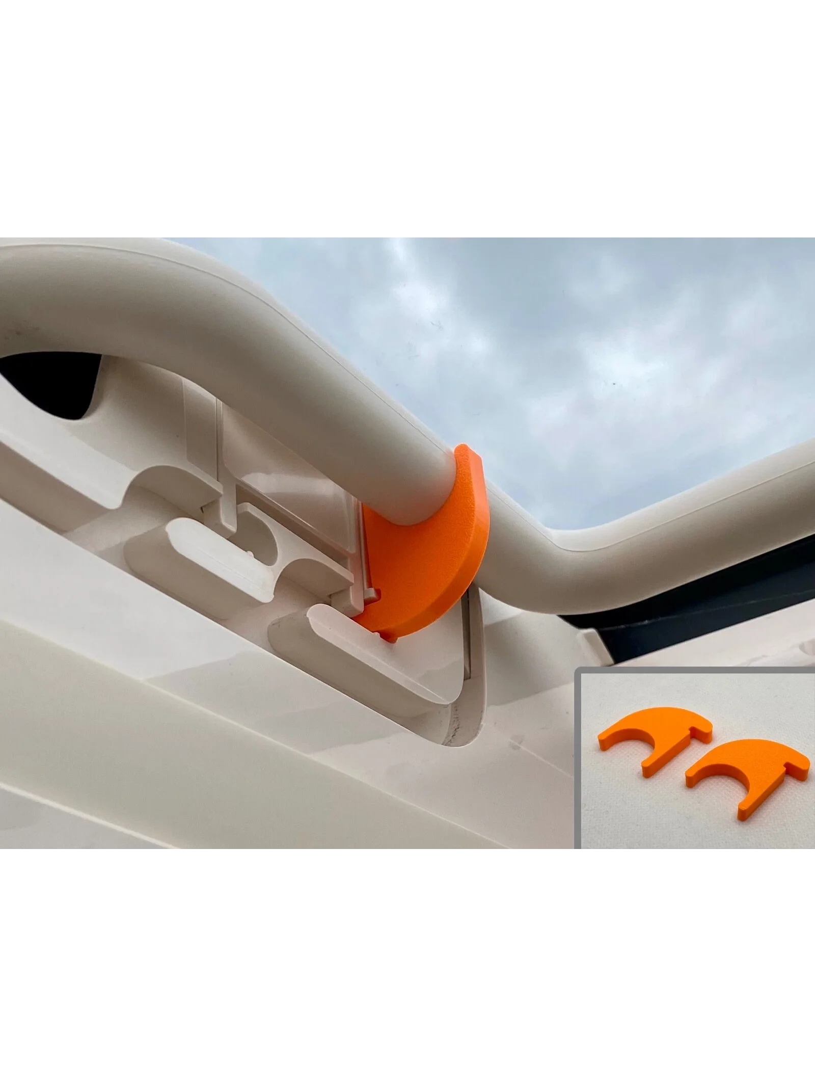 Serrures de sécurité compatibles avec la spécifications 700x500mm du toit ouvrant Domeida pour camping-car, accessoires et accessoires, 2 pièces